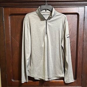 Attack Life by Greg Norman Gray Long Sleeve Shirt